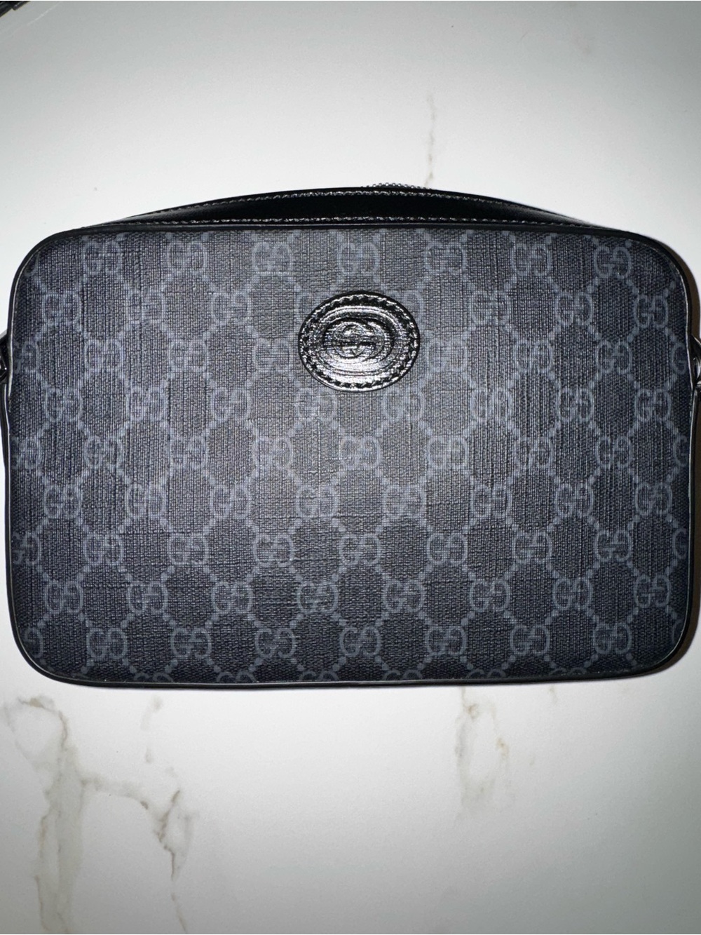Gucci Interlocking G Messenger Camera Bag 💯 Authentic